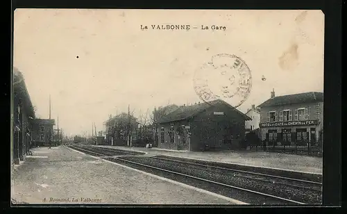 AK La Valbonne, La Gare