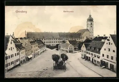 AK Ebersberg, Blick auf den Marktplatz