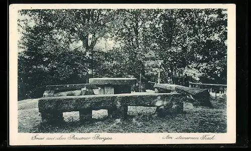 AK Rauen, Rauener Berge, Steinerner Tisch