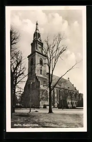 AK Berlin, Marienkirche, Neuer Markt