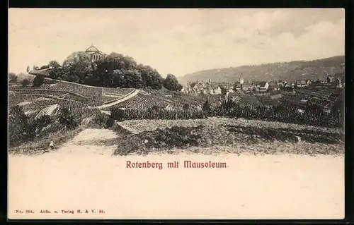 AK Rotenberg, Gesamtansicht mit Mausoleum