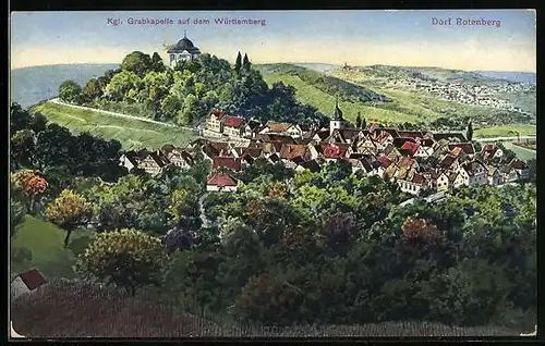 AK Rotenberg, Kgl. Grabkapelle auf dem Württemberg