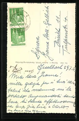 AK Fischbach, Strandbad, Gondelhafen, Ortsansicht