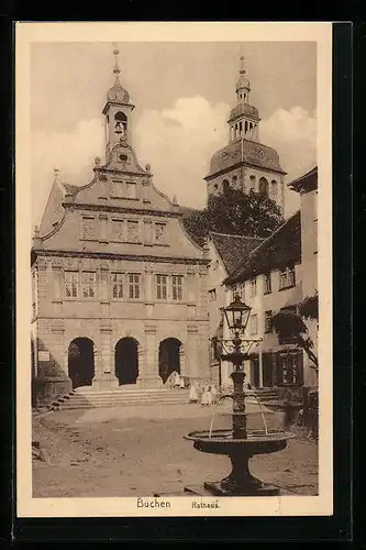 AK Buchen, Blick zum Rathaus