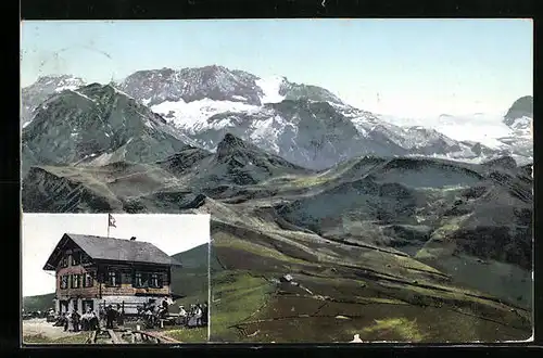 AK Adelboden-Lenk, Hotel Restaurant Hahnenmoospass, Bergpanorama