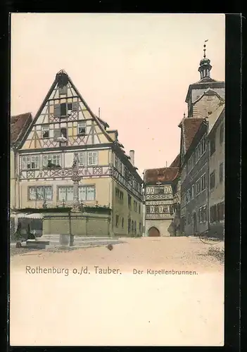 AK Rothenburg, Der Kapellenbrunnen