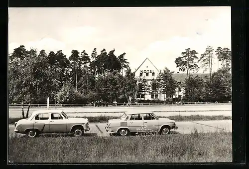 AK Hermsdorf, Mitroda-Rasthof mit Hotel