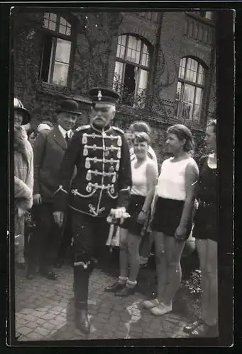 Fotografie Generalfeldmarschall August von Mackensen in Husaren-Uniform