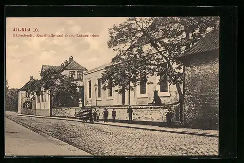 AK Kiel, Dänischestrasse, Kunsthalle und ehem. Laboratorium, Alt-Kiel