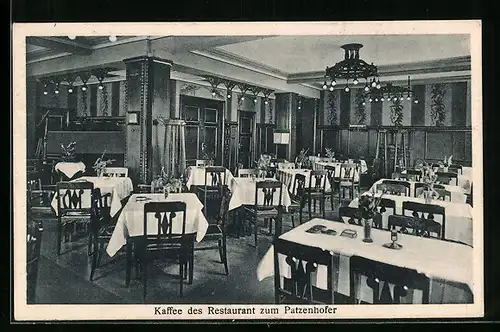 AK Kiel, Gasthaus Patzenhofer-Ausschank, Holtenauer Str. 10, Innenansicht