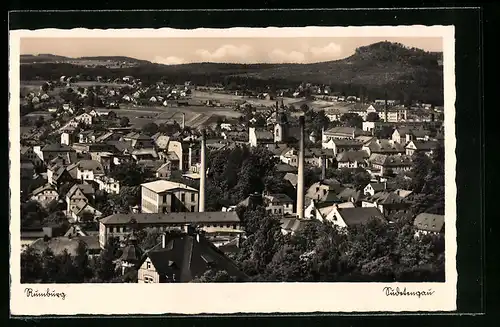 AK Rumburg /Sudetengau, Teilansicht der Stadt