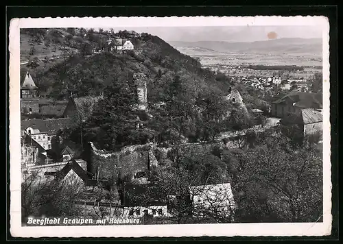 AK Graupen, Ansicht der Rosenburg