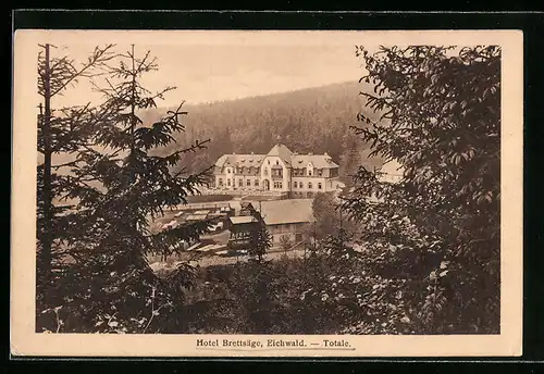 AK Eichwald, Hotel Brettsäge, Totale