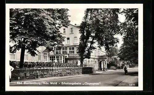 AK Bad Blankenburg /Thür. Wald, Erholungsheim Chrysopras