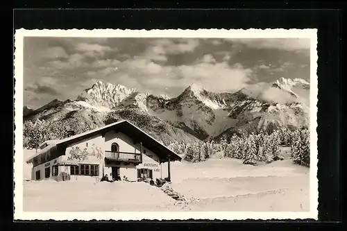 AK Klais /Obb., Kleines Sporthotel im Winter