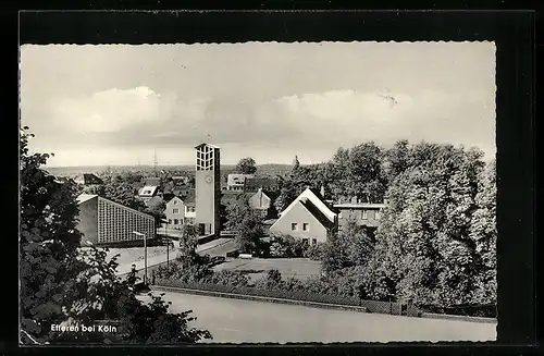 AK Efferen bei Köln, Ortsansicht mit Kirche