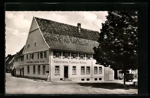 AK Dornhan /Schwarzwald, Gaststätte Pension Sonne