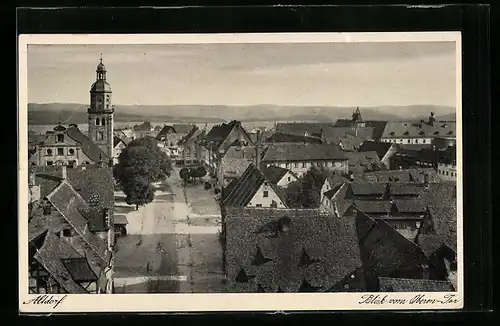 AK Altdorf, Blick vom Oberen Tor