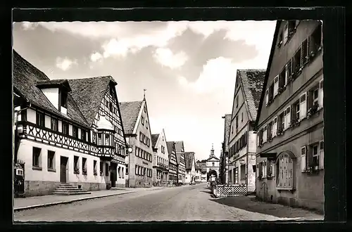 AK Windsbach, Hauptstrasse mit Café