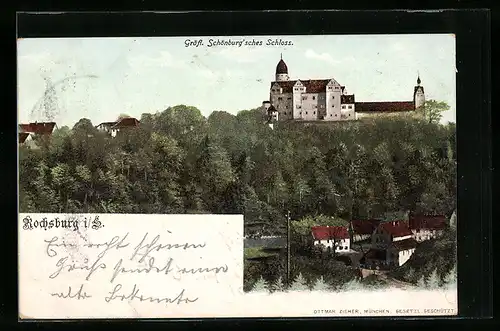AK Rochsburg i. S., Gräfl. Schönburg`sches Schloss