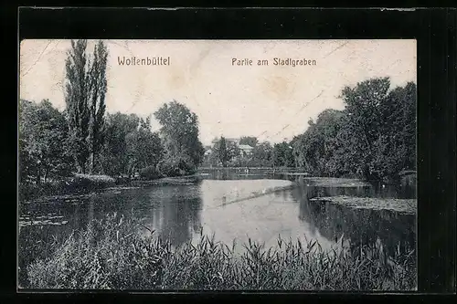 AK Wolfenbüttel, Partie am Stadtgraben