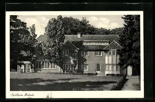 AK Malente, Ansicht des Sportheims