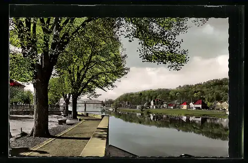 AK Hameln a. d. Weser, Landschaft am Klüt