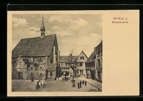 AK Kiel, Klosterkirchhof in der Altstadt