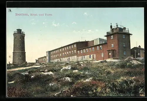 AK Brocken, Hotel und Turm