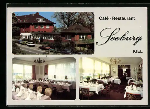 AK Kiel, Café-Restaurant Seeburg im Düsternbrookerweg