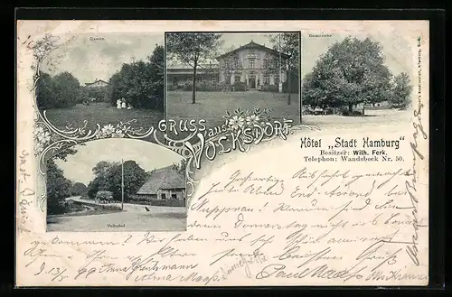 AK Hamburg-Volksdorf, Hotel Stadt Hamburg