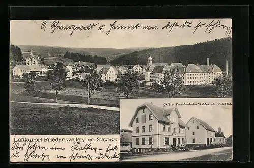 AK Friedenweiler i. bad Schwarzw., Café und Fremdenheim Waldesruh