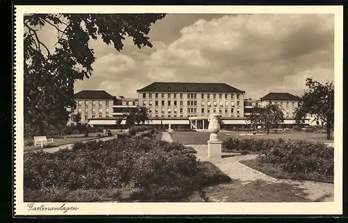 AK Heidelberg, Chirurgische Universitätsklinik, Gartenanlagen