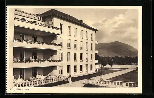 AK Heidelberg, Chirurgische Universitäts-Klinik, Liegeterrassen