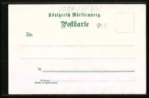 Lithographie Freudenstadt, Partie mit Schwarzwaldhotel, Sankenbach-Wasserfall & Mühle im Christofsthal