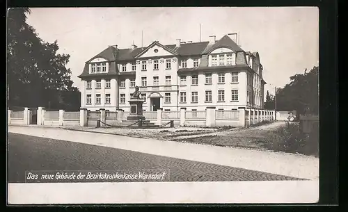 AK Warnsdorf, Gebäude der Bezirkskrankenkasse