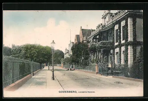 AK Godesberg, Partie auf der Kaiserstrasse