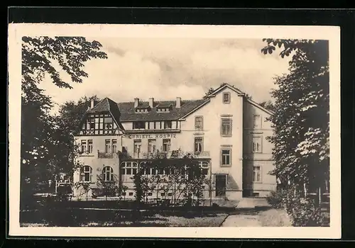 AK Bad Godesberg, Christliches Hospiz in der Rheinallee 78, mit Anlage