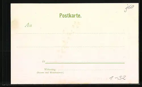 AK Portrait des Chemikers Louis Pasteur