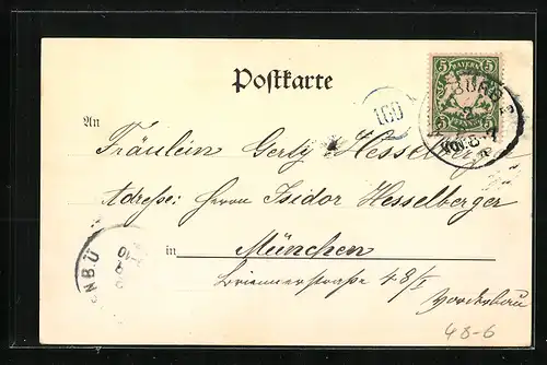 AK Mädchen auf einem Stuhl am Telefon