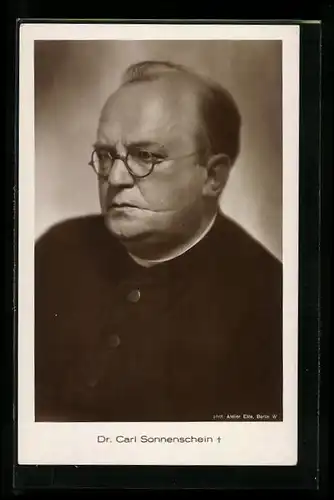 AK Dr. Carl Sonnenschein mit Brille