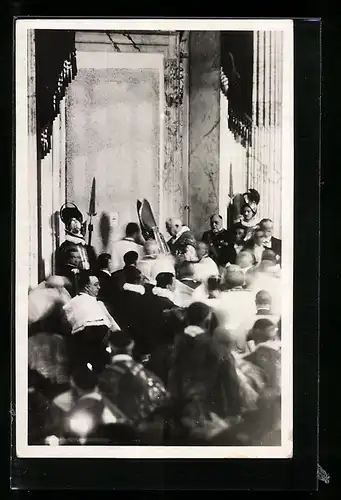 AK Papst Pius XI., Apertura della Porta Santa 1933