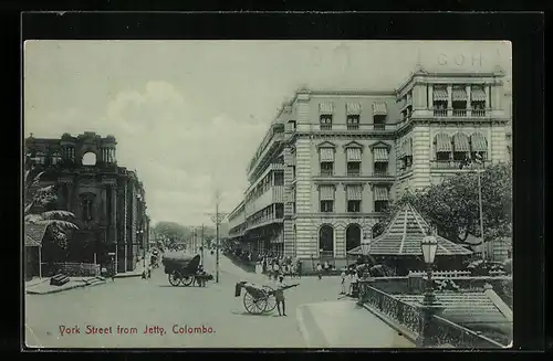 AK Colombo, York Street from jetty