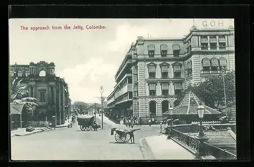 AK Colombo, The approach from the Jetty