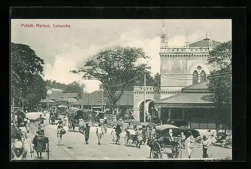 AK Colombo, Pettah Market, Strassenszene