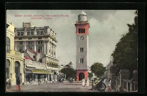 AK Colombo, Queen Street, showing the Queen`s House