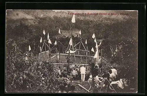 AK Kandy, Cremation of a Buddhist Priest