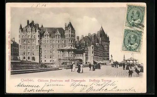 AK Quebec, Chateau Frontenac and Promenade, Dufferin Terrace