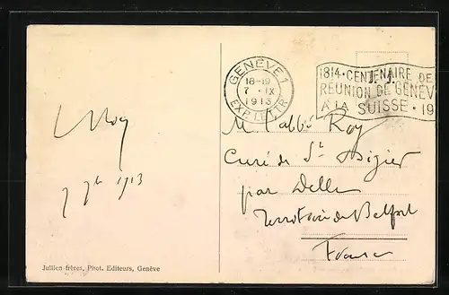 AK Genève, Eglise Notre-Dame