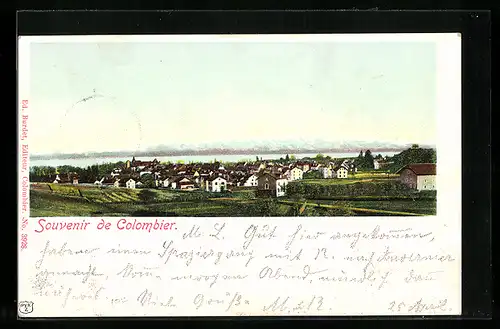 AK Colombier, Panorama des Ortes